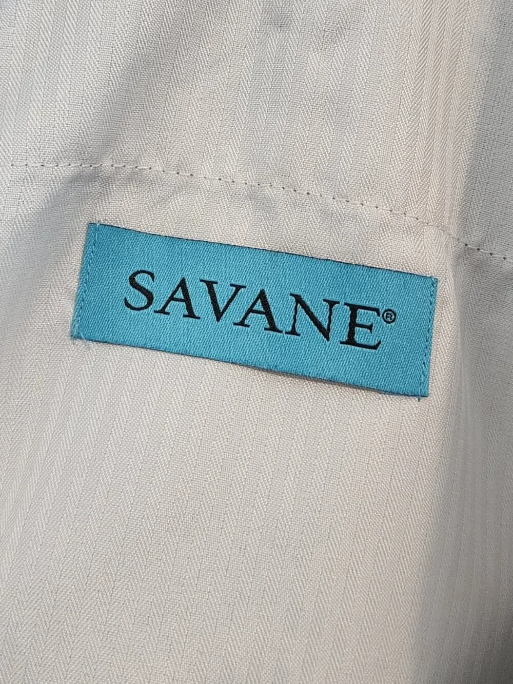 2/$15 Savane Men's Beige Dress Pants - Size 42x30